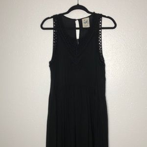 Anthropologie Black Maxi Dress